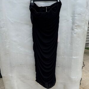 Rosedress Black Ruched dress